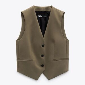 Zara Women's Tailored Vest | Small